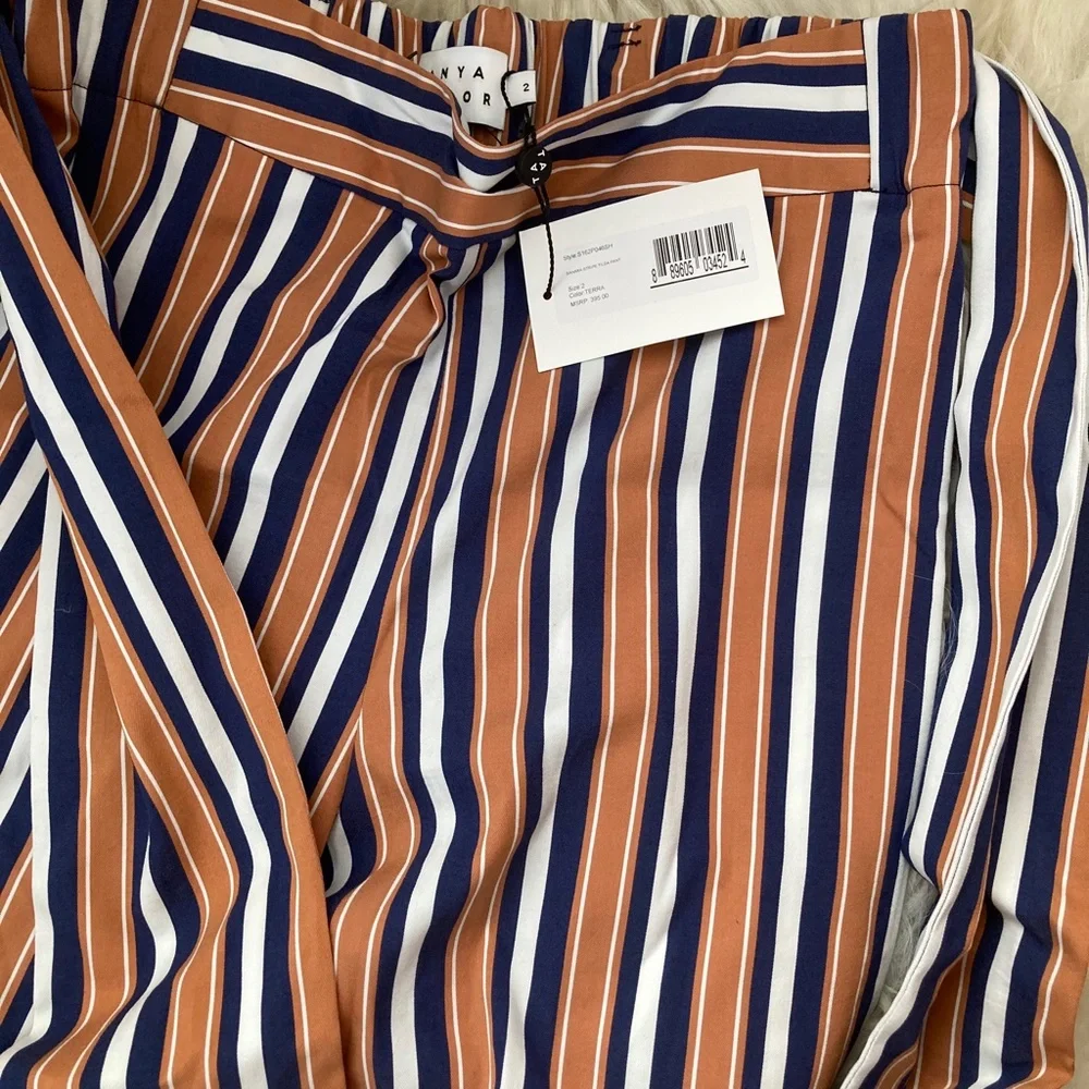 TANYA TAYLOR Striped Wide Leg Pants - Picture 10 of 14